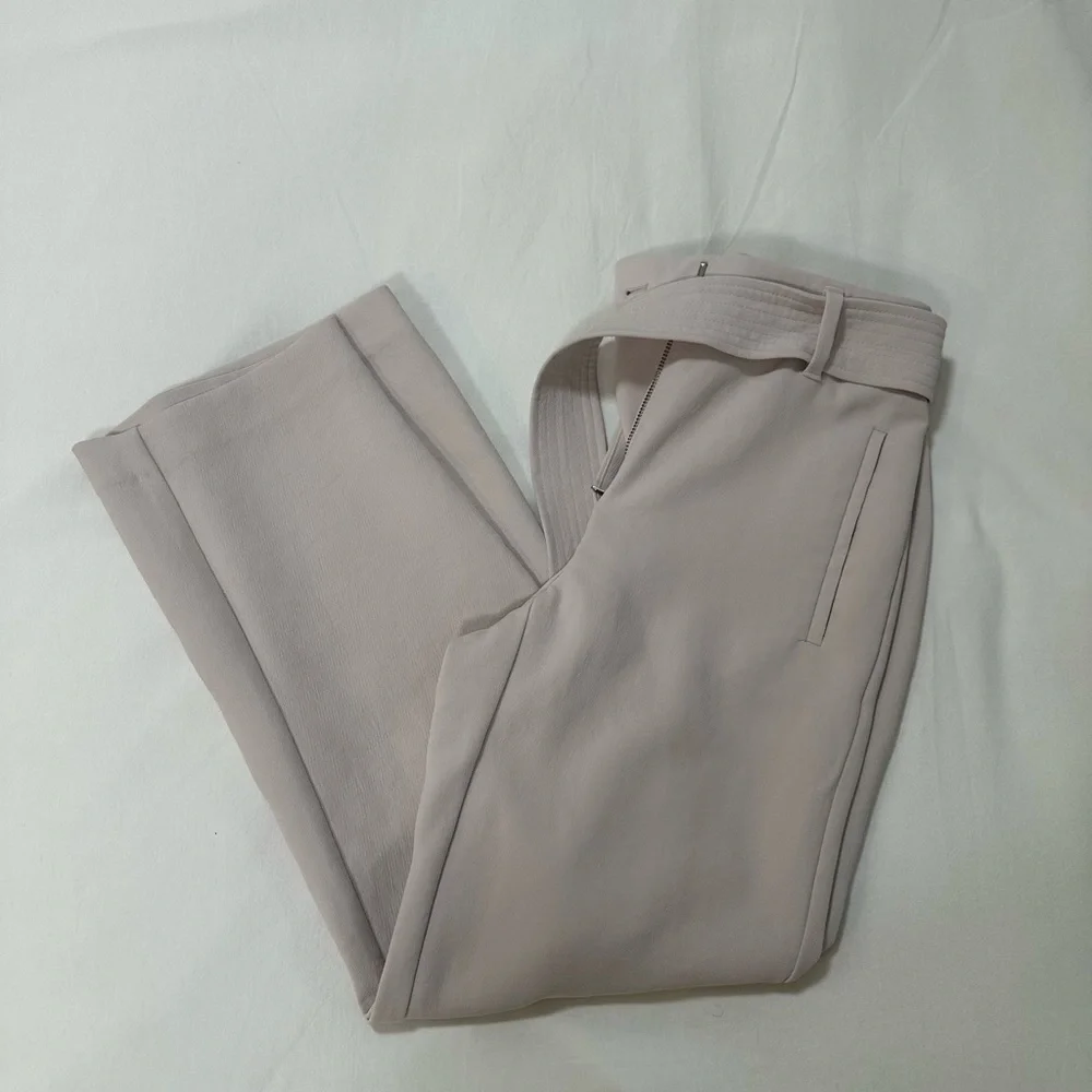 Aritzia Wilfred tie front light pink pants